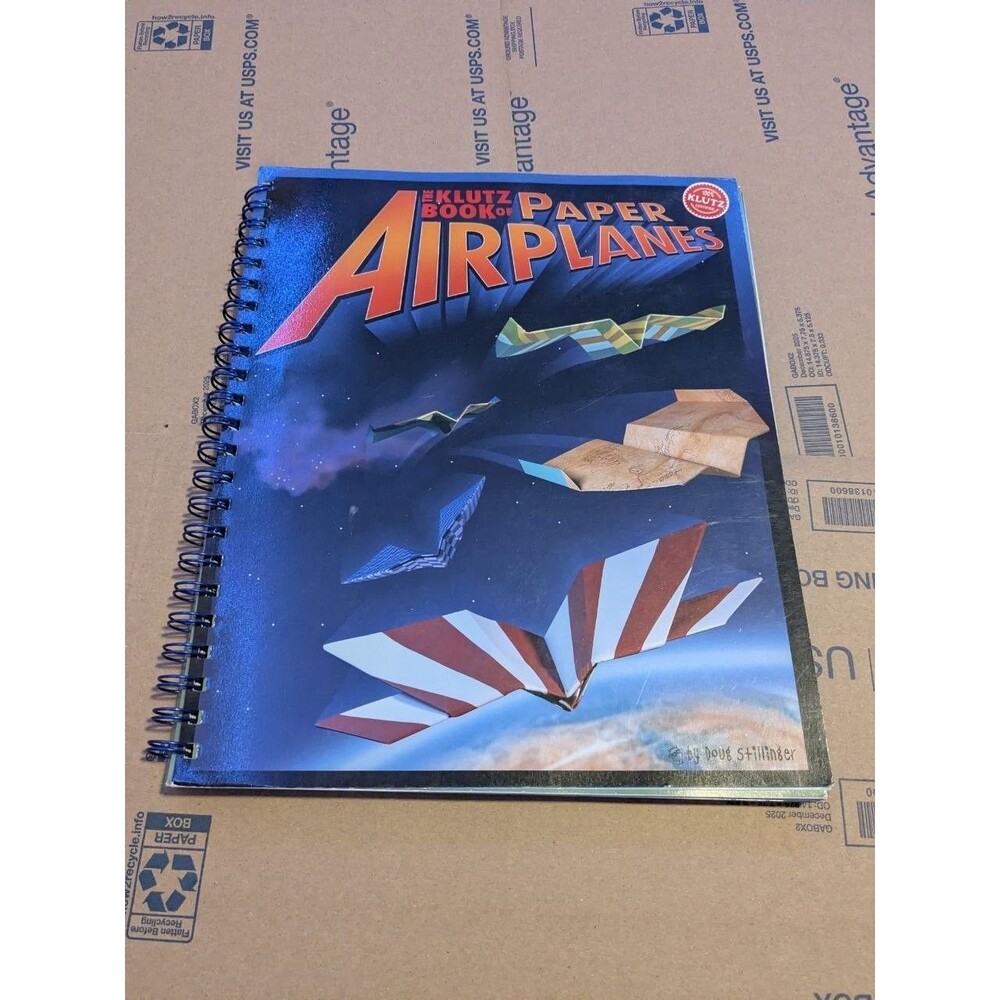 Klutz Book of Paper Airplanes Kids Craft Activity 56 Pages